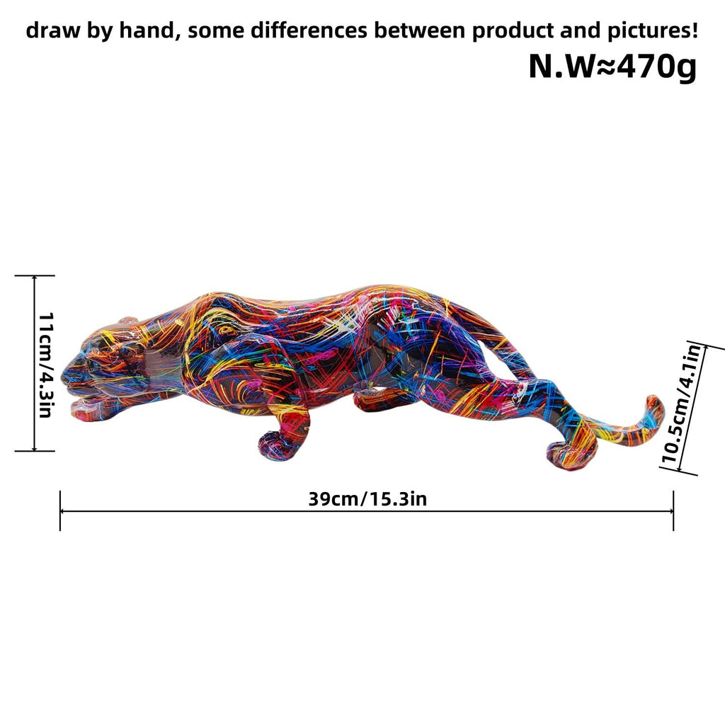 Artistic and Colorful Animal Figure in Panther Shape | Thrascher