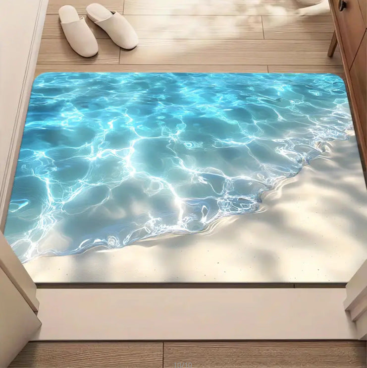 Artistic Area Rug Soft Textile Glass | Thrascher
