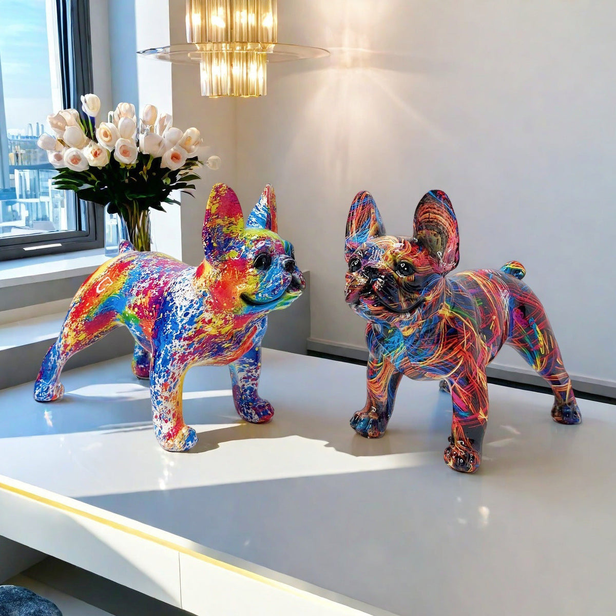 Artistic Bulldog Sculpture | Thrascher