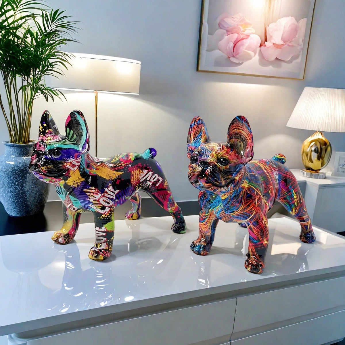 Artistic Bulldog Sculpture | Thrascher