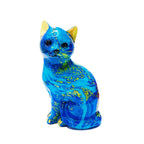 Artistic Cat Figurine in Vibrant Design | Thrascher