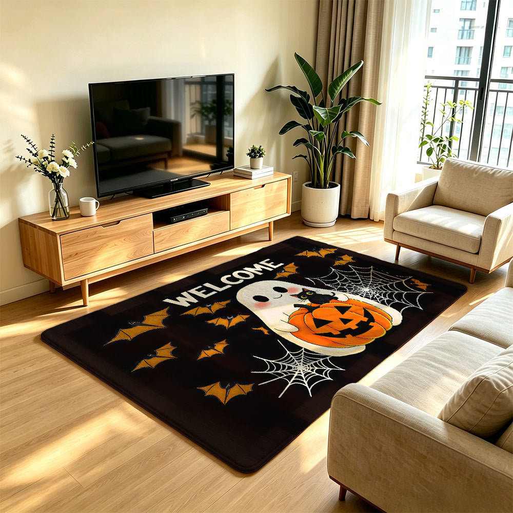 Artistic Cat Print Area Rug | Thrascher