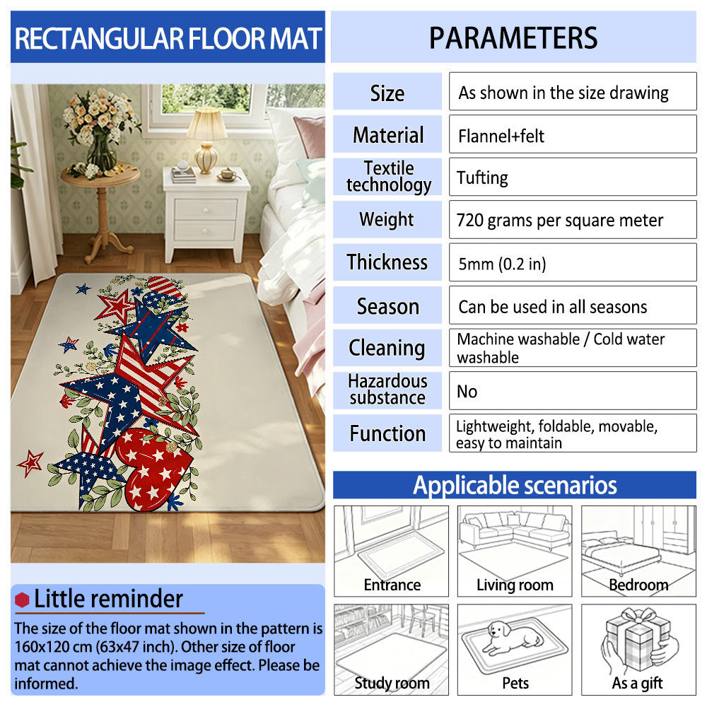 Artistic Cat Print Area Rug | Thrascher
