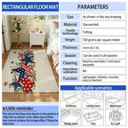 Artistic Cat Print Area Rug | Thrascher