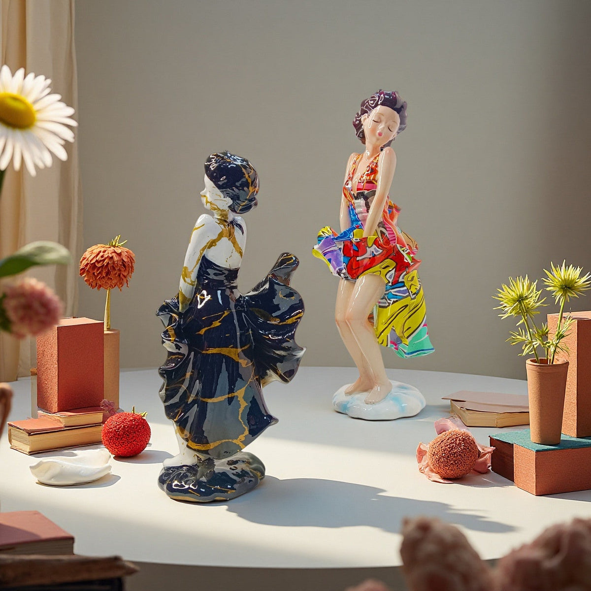 Artistic Figure with Beach Design | Thrascher