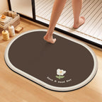 Artistic Floral Bath Mat | Thrascher