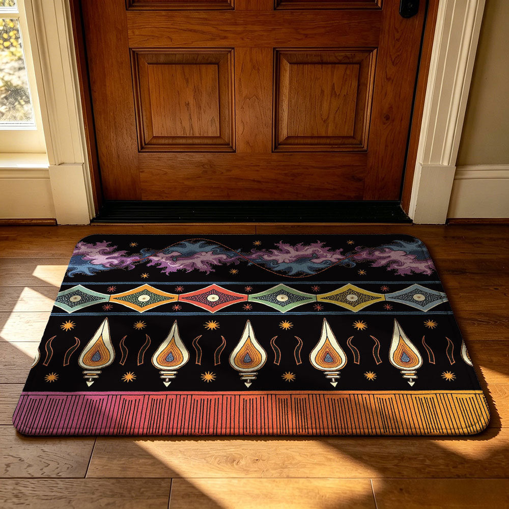 Artistic Geometric Welcome Mat | Thrascher