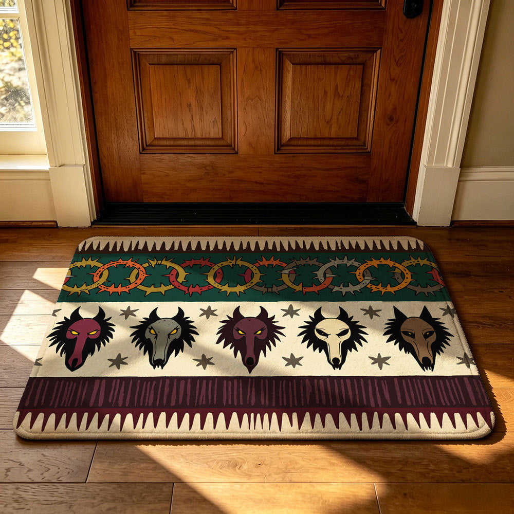Artistic Geometric Welcome Mat | Thrascher