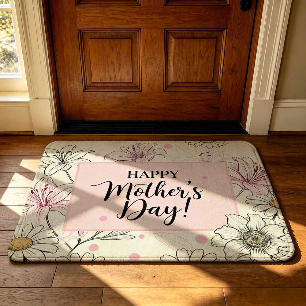 Artistic Geometric Welcome Mat | Thrascher