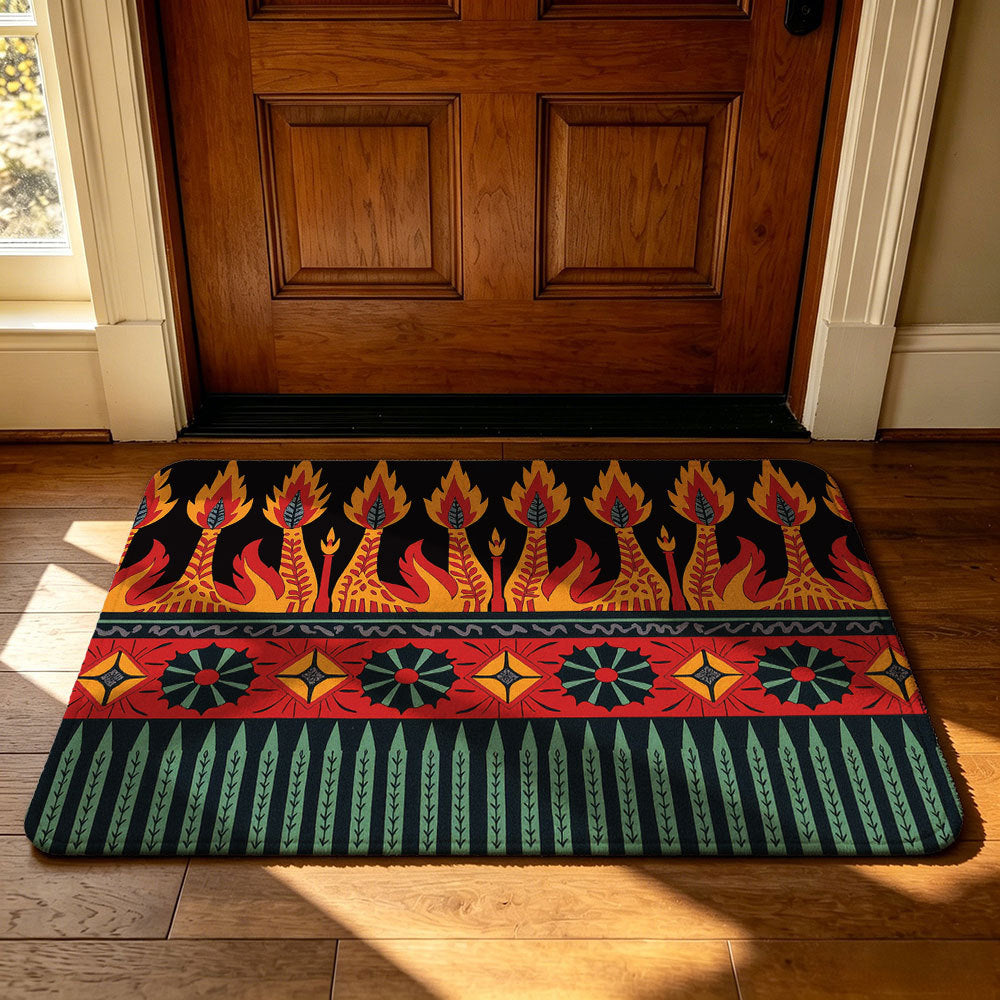 Artistic Geometric Welcome Mat | Thrascher