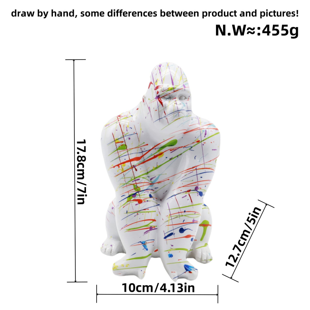 Artistic Gorilla Sculpture | Thrascher