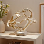 Artistic Heart Sculpture with Detailed Painting | Thrascher