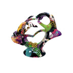 Artistic Heart Sculpture with Detailed Painting | Thrascher