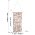 Artistic Macrame Wall Decor with Beautiful Fringe Decoration | Thrascher