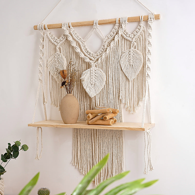 Artistic Macrame Wall Hanging Shelf | Thrascher