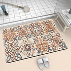 Artistic Mosaic Bath Mat | Thrascher