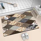 Artistic Mosaic Bath Mat | Thrascher