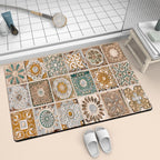Artistic Mosaic Bath Mat | Thrascher