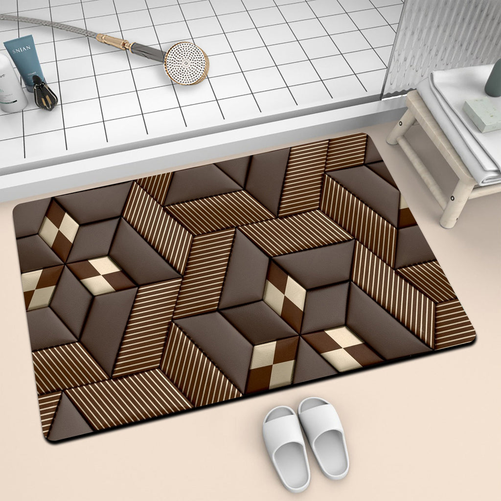 Artistic Mosaic Bath Mat | Thrascher