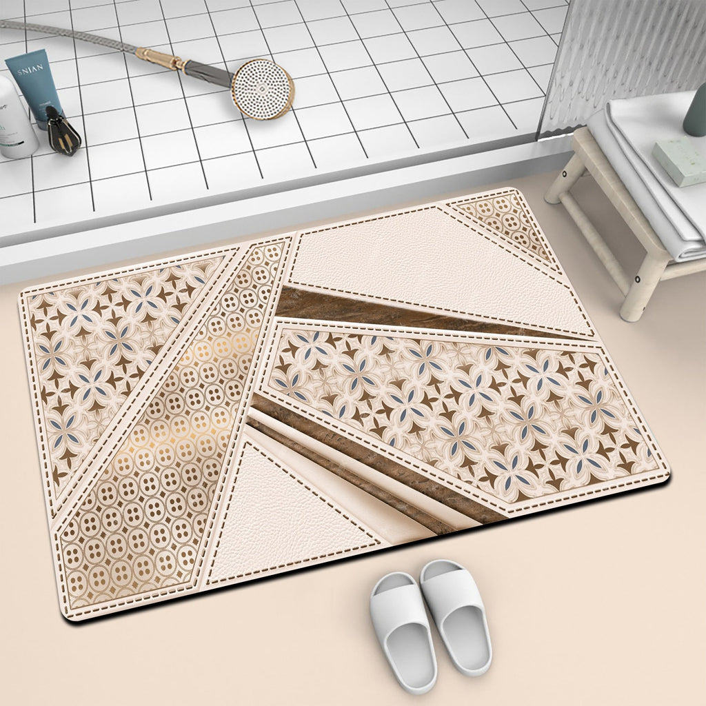 Artistic Mosaic Bath Mat | Thrascher