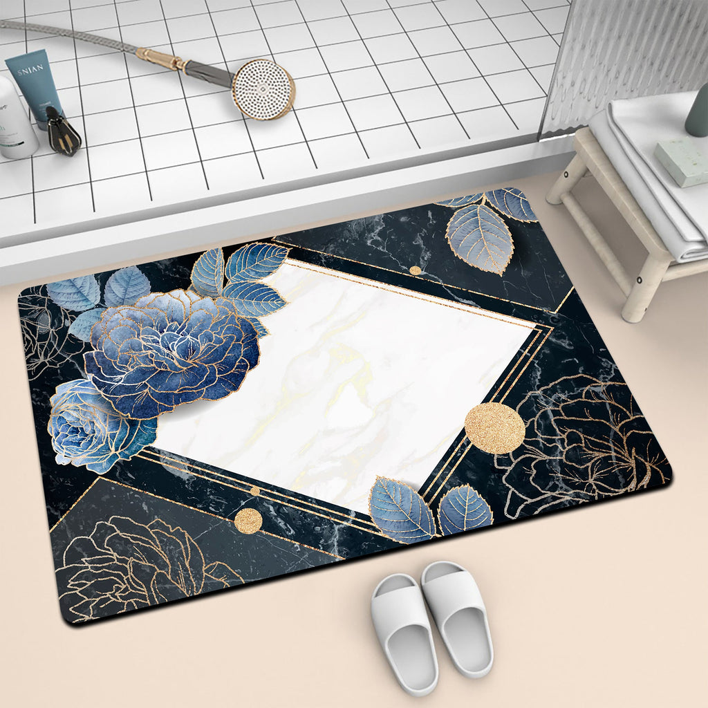 Artistic Mosaic Bath Mat | Thrascher