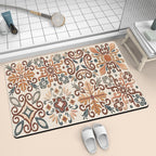 Artistic Mosaic Bath Mat | Thrascher