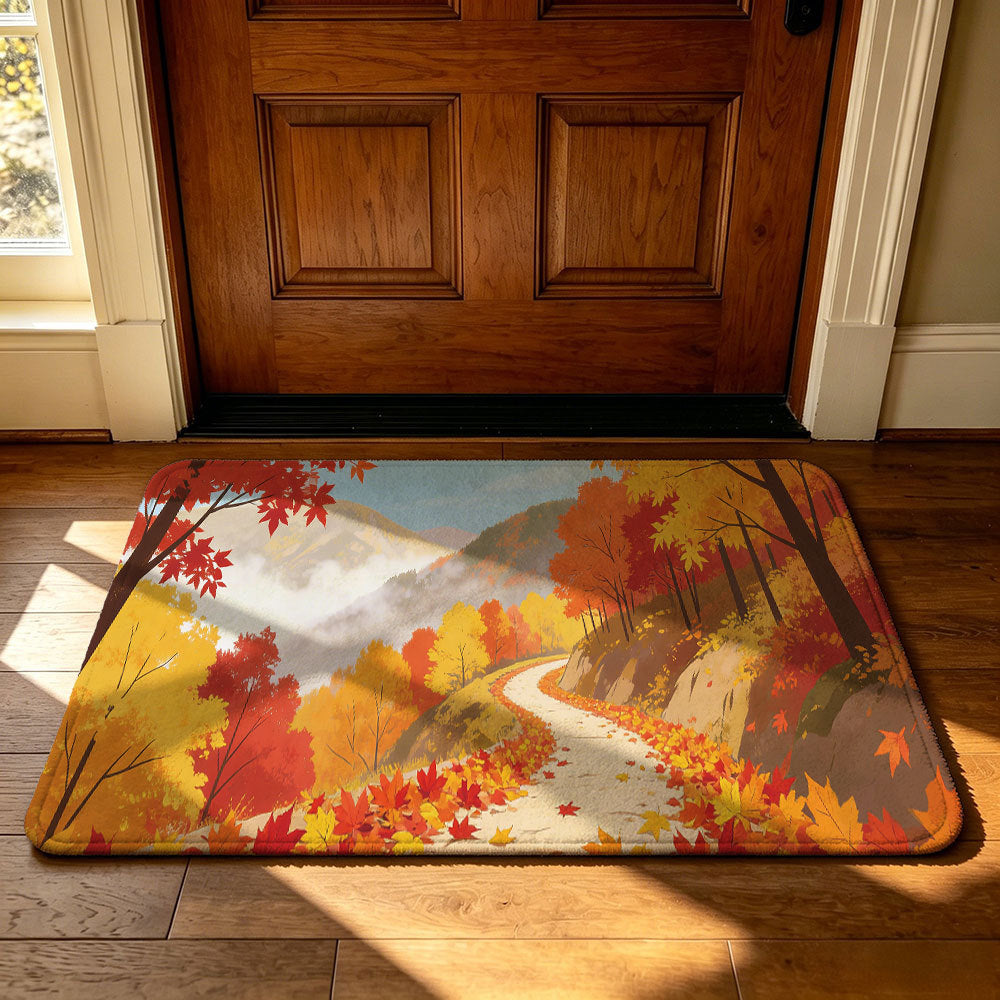 Artistic Outdoor-Themed Welcome Mat | Thrascher