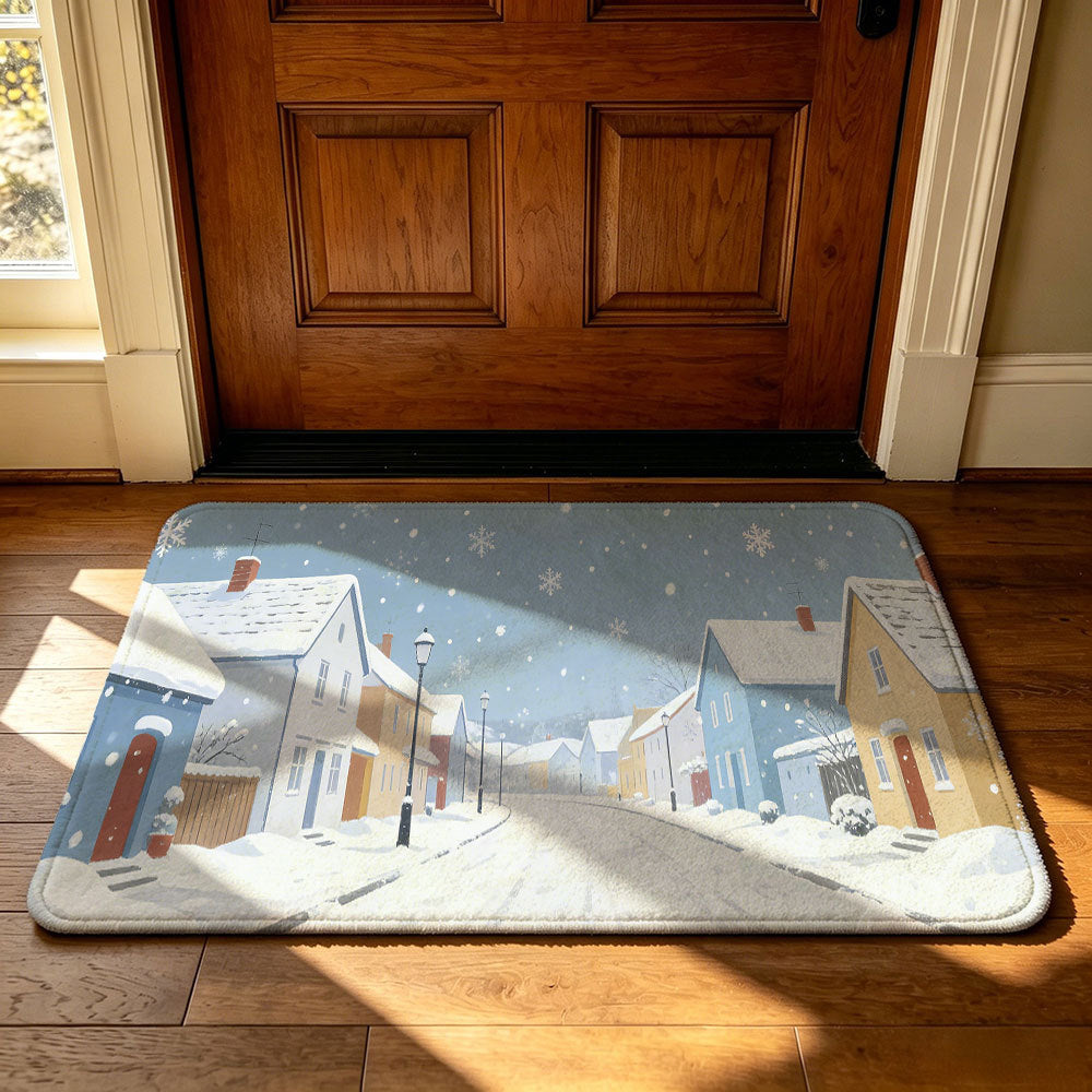 Artistic Outdoor-Themed Welcome Mat | Thrascher