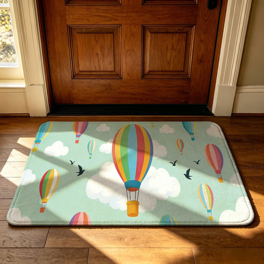 Artistic Outdoor-Themed Welcome Mat | Thrascher