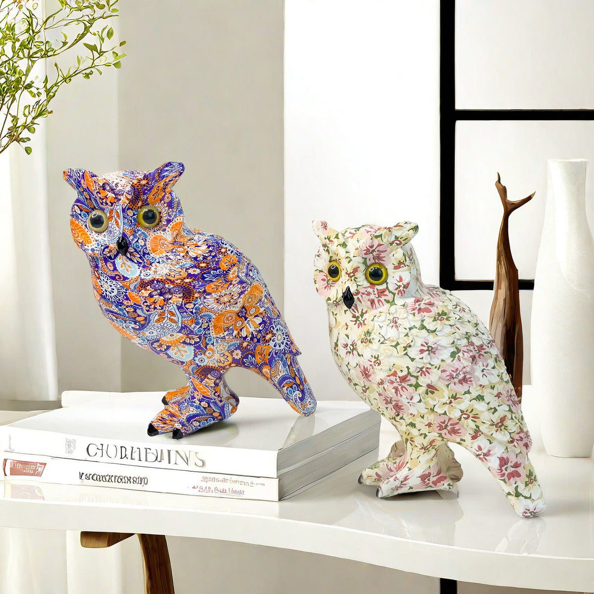 Artistic Owl Decorative Figure | Thrascher