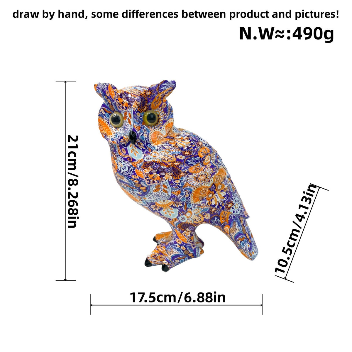 Artistic Owl Decorative Figure | Thrascher