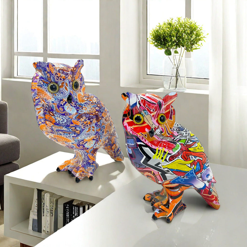 Artistic Owl Decorative Figure | Thrascher