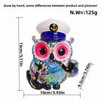 Artistic Owl Figure in Maritime Design | Thrascher