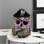 Artistic Owl Figure in Maritime Design | Thrascher
