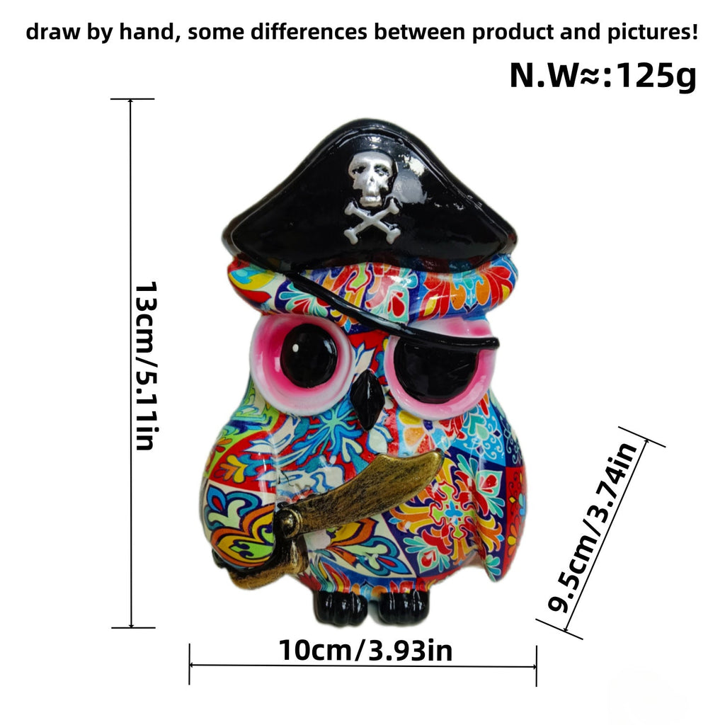 Artistic Owl Figure in Maritime Design | Thrascher