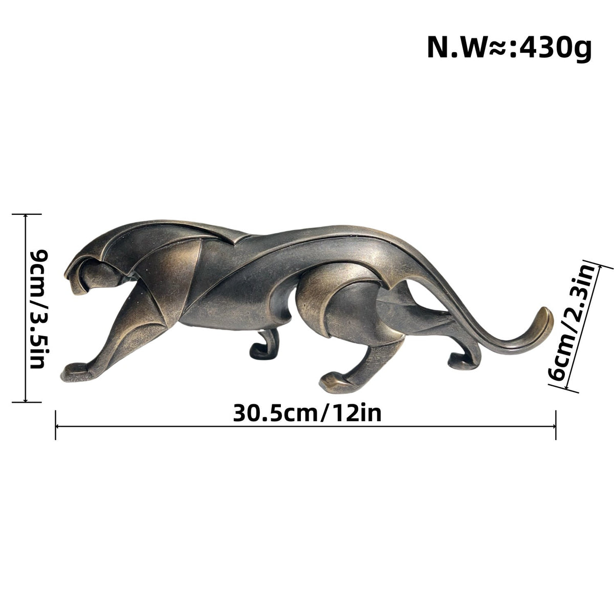 Artistic Panther Sculpture | Thrascher
