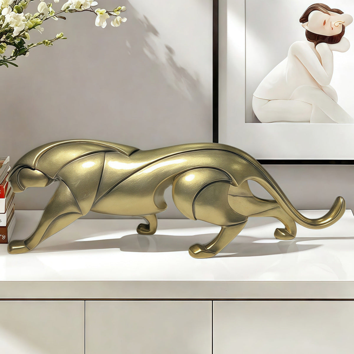 Artistic Panther Sculpture | Thrascher