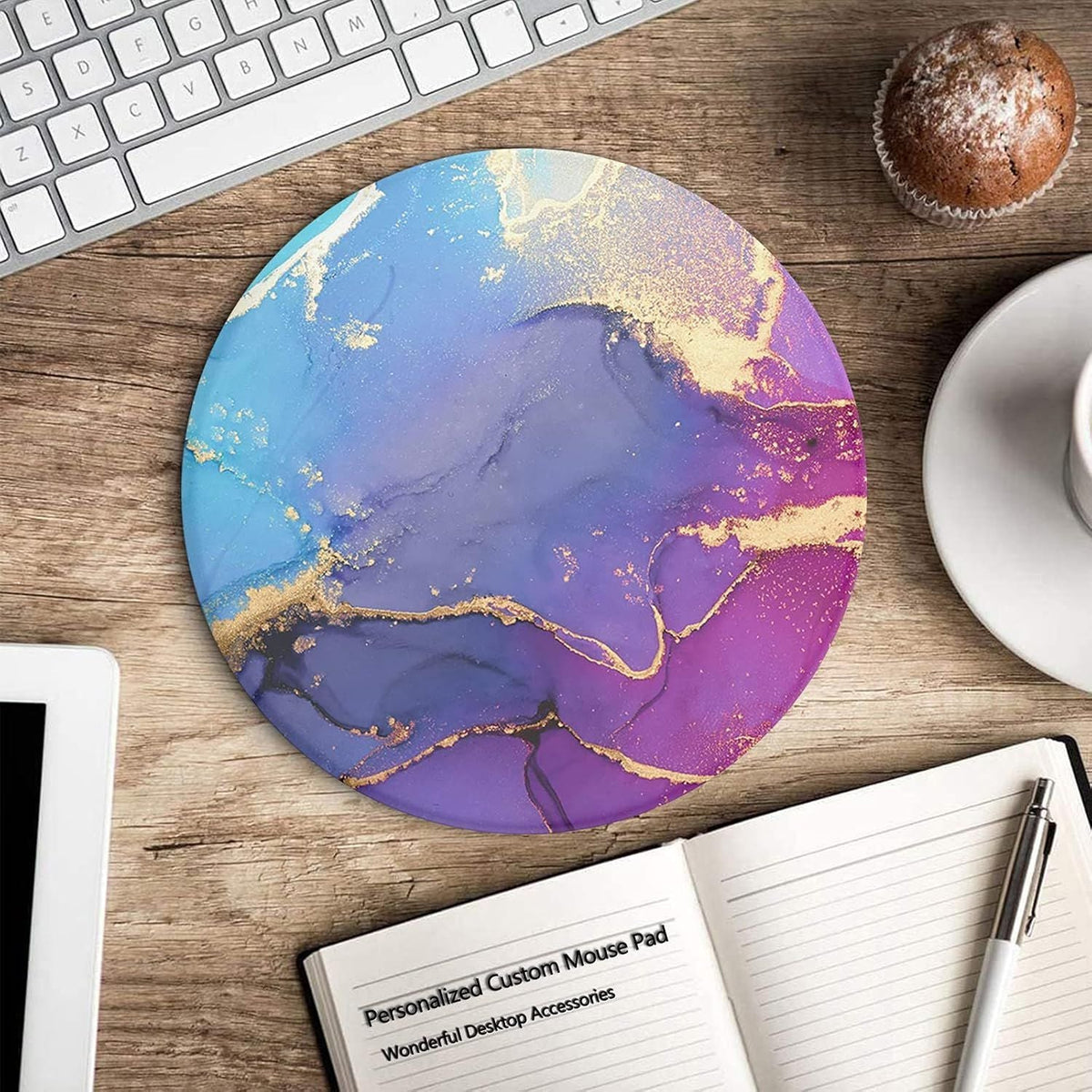 Artistic Round Desk Pad | Thrascher
