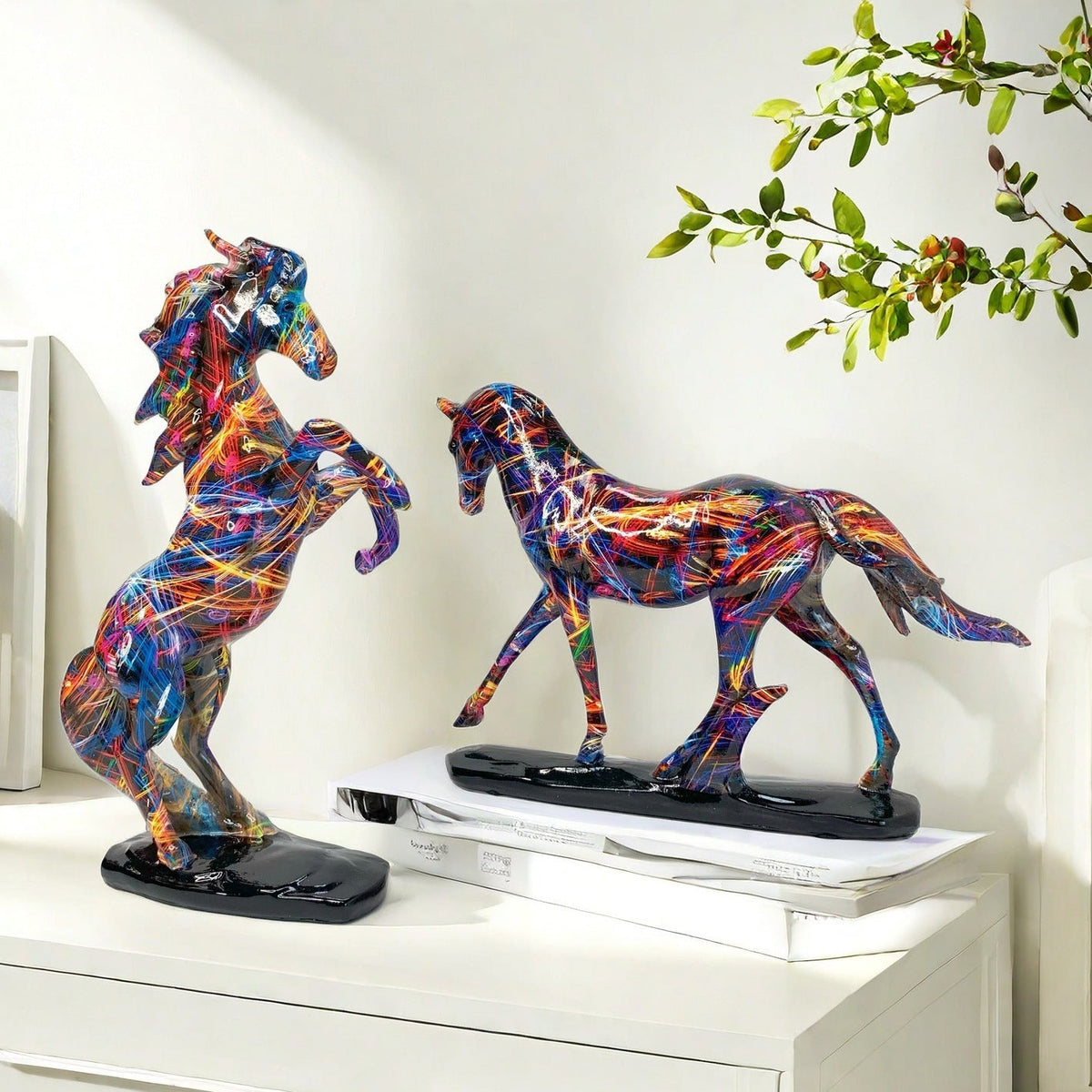 Artistic Running Horse Sculpture | Thrascher