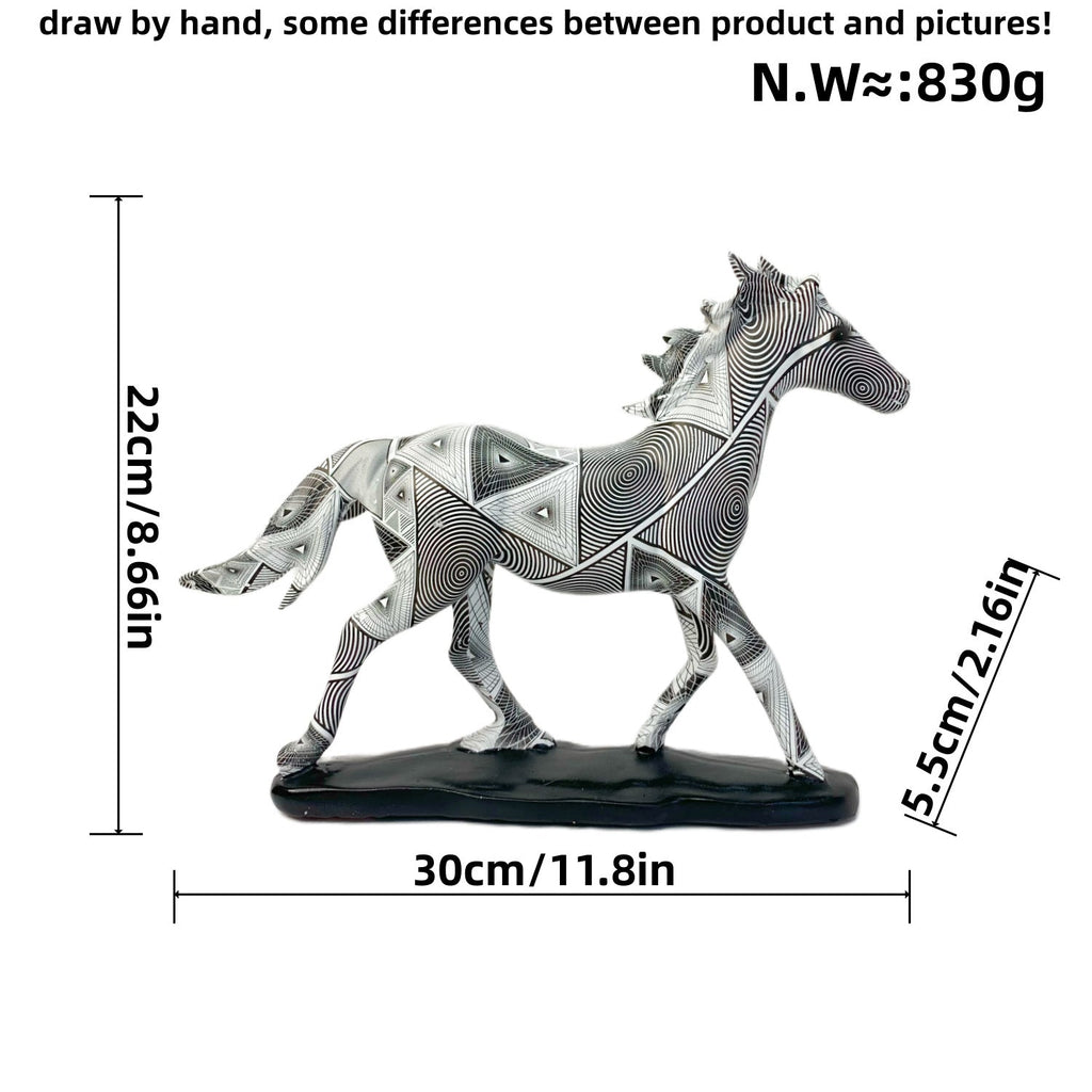 Artistic Running Horse Sculpture | Thrascher