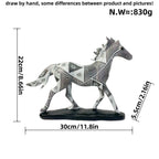 Artistic Running Horse Sculpture | Thrascher