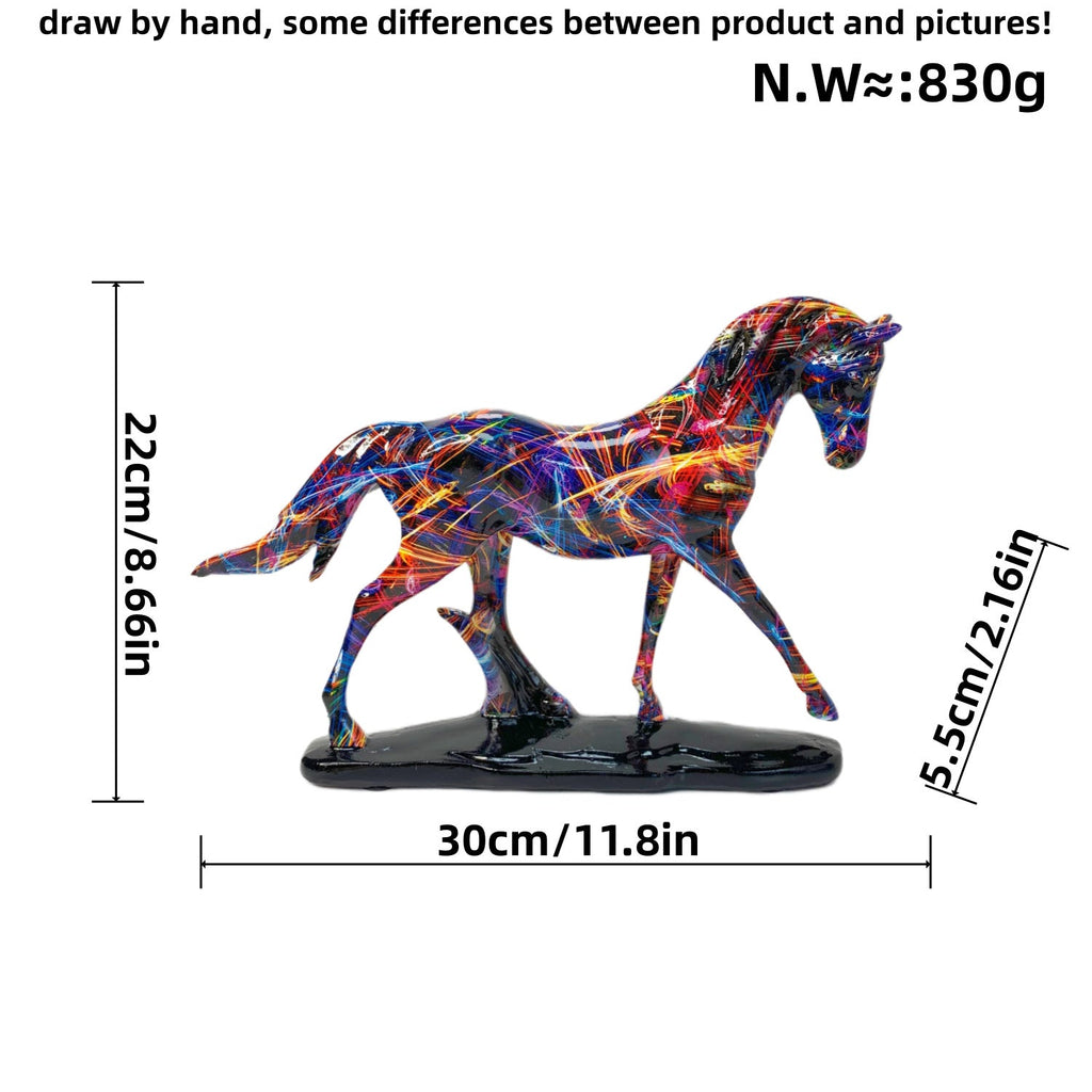 Artistic Running Horse Sculpture | Thrascher