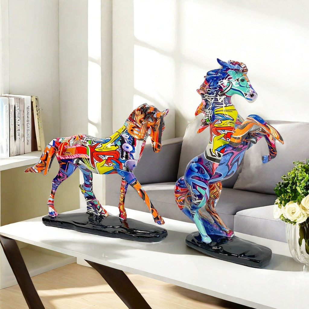 Artistic Running Horse Sculpture | Thrascher