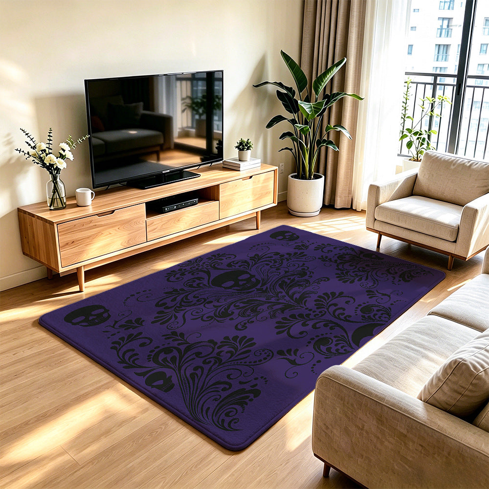 Artistic Skull Design Area Rug | Thrascher