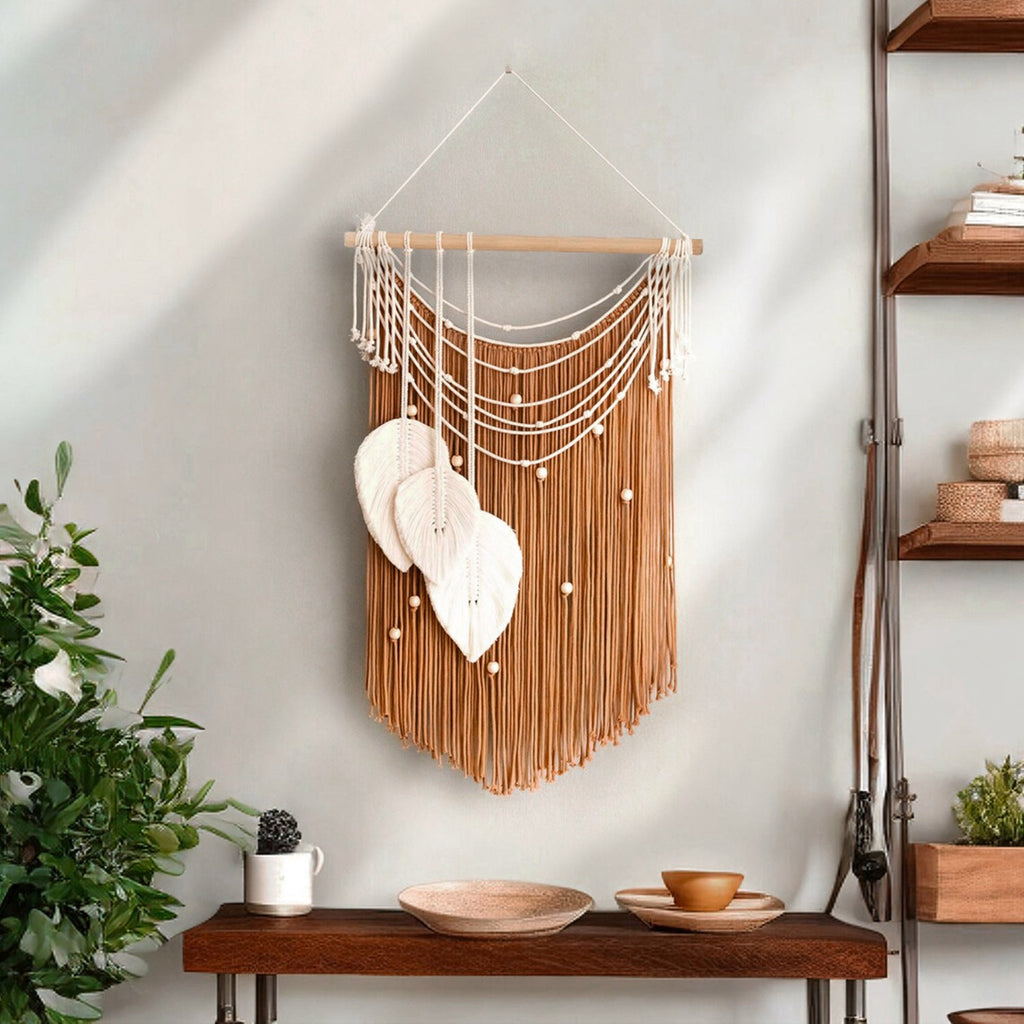 Artistic Wall Hanging made of Macrame with Hearts | Thrascher