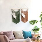 Artistic Wall Hanging made of Macrame with Hearts | Thrascher