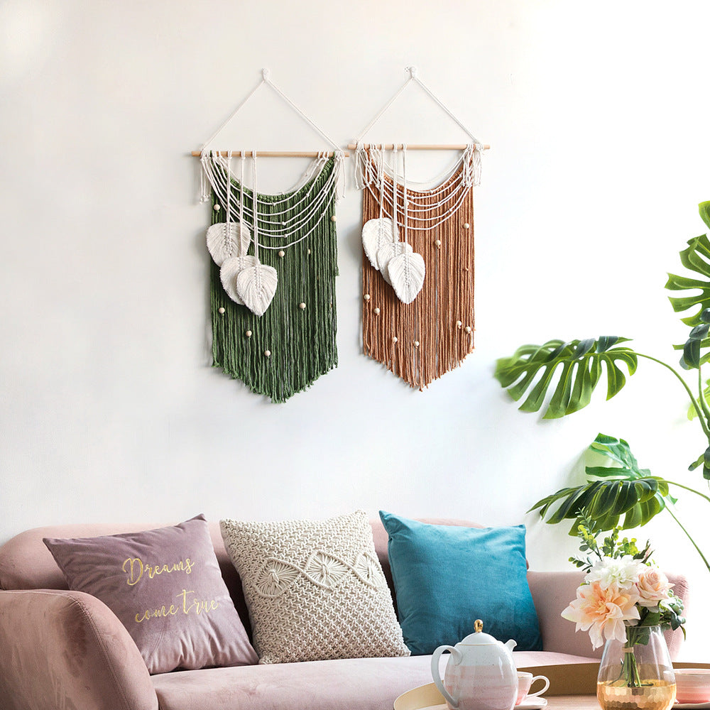 Artistic Wall Hanging made of Macrame with Hearts | Thrascher