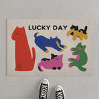 Artistic Welcome Floor Mat | Thrascher