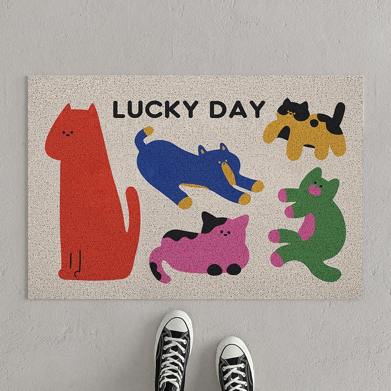 Artistic Welcome Floor Mat | Thrascher