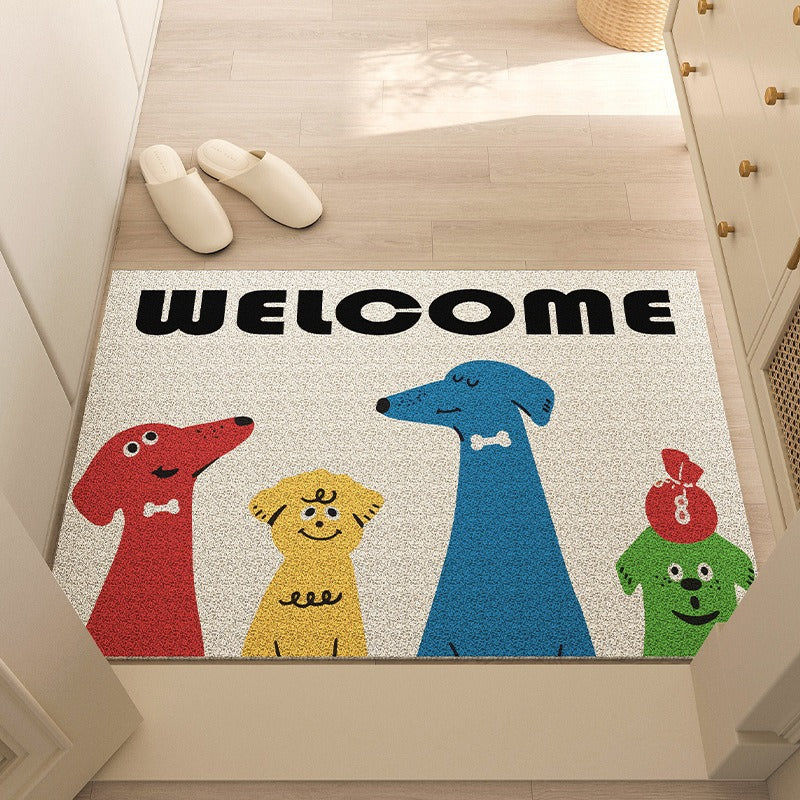 Artistic Welcome Floor Mat | Thrascher